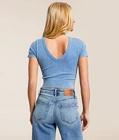 Two-Way Washed Contour Top