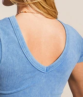 Two-Way Washed Contour Top