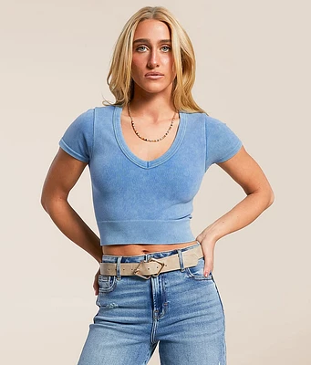 Two-Way Washed Contour Top
