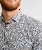 Basketweave Stretch Shirt