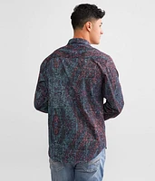 Flocked Printed Shirt