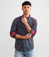 Flocked Printed Shirt