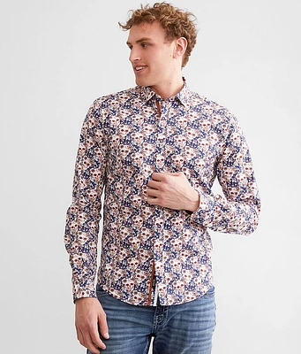 Eight X Floral Skull Shirt