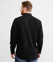 Flocked Dot Shirt