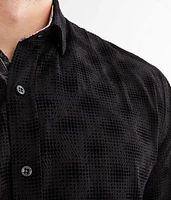 Flocked Dot Shirt