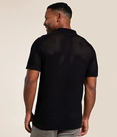 Solid Open Weave Shirt