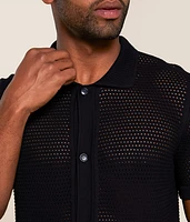 Solid Open Weave Shirt