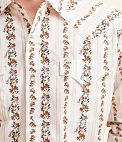 Wallpaper Floral Western Shirt