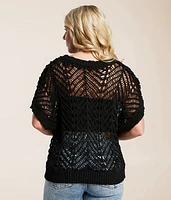 Pointelle Sweater