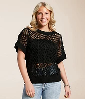 Pointelle Sweater