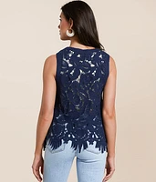 Crochet Fringe Tank Top