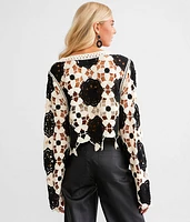 Crochet Cropped Sweater