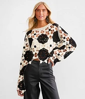 Crochet Cropped Sweater