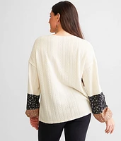 Cable Knit Top