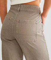 90's Wide Leg Straight Split Pant