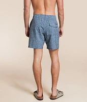 Floral Stretch Swim Trunks