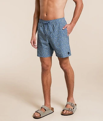 Floral Stretch Swim Trunks