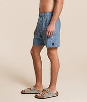 Floral Stretch Swim Trunks