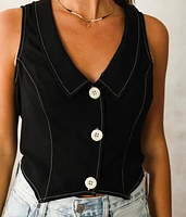 Cropped Vest