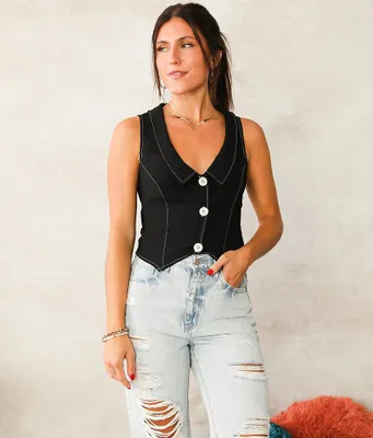 Willow & Root Cropped Vest