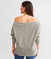Pieced Off The Shoulder Top