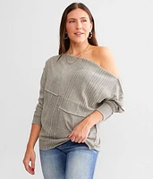 Pieced Off The Shoulder Top