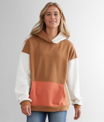 BKE Color Block Hooded Sweatshirt