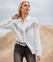 Sterling & Stitch Fringe Blouse