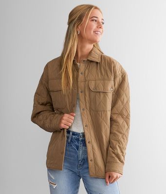 BKE Quilted Lightweight Shacket