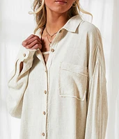 Linen Blend Blouse
