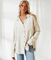 Linen Blend Blouse