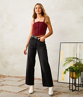 Cropped Corset Tank Top