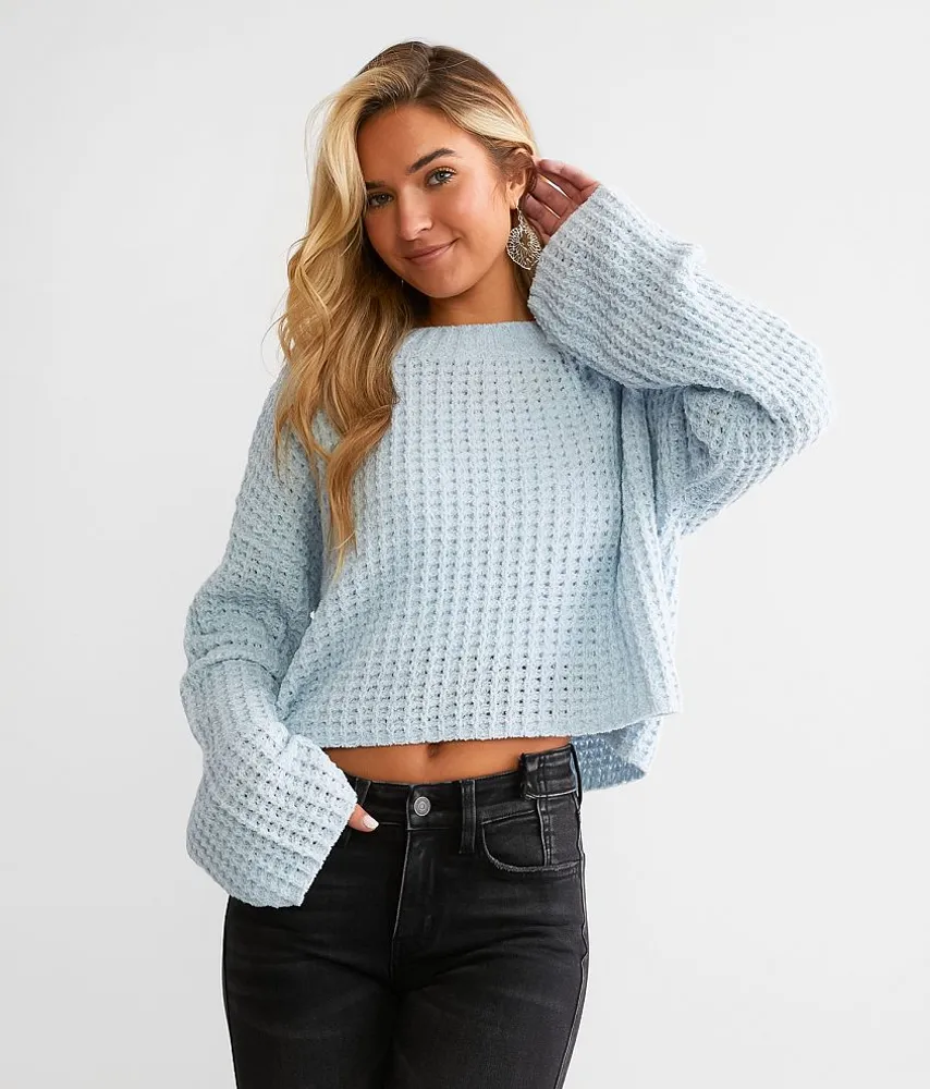 Willow & Root Chenille Cropped Sweater