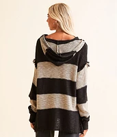 Hooded Henley Sweater