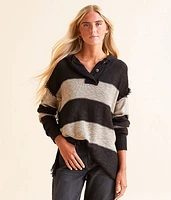 Hooded Henley Sweater