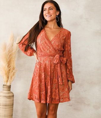 Willow & Root All Over Lace Dress