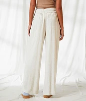 Wide Leg Linen Blend Pant