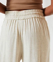 Wide Leg Linen Blend Pant