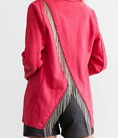 Rhinestone Fringe Jacket