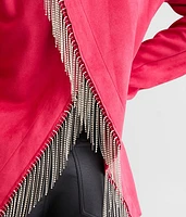 Rhinestone Fringe Jacket