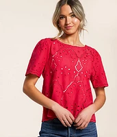 Eyelet Top