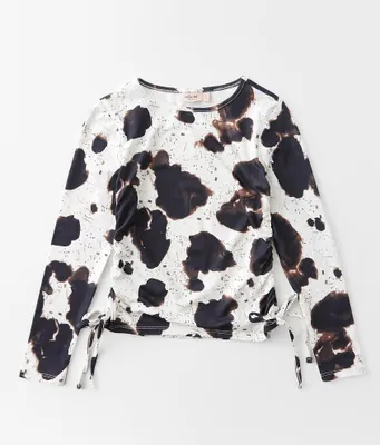 Girls - Willow & Root Cow Print Top