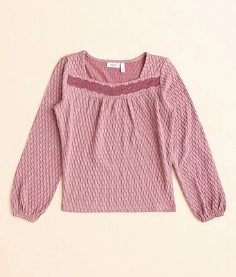 Girls - Willow & Root Textured Knit Top