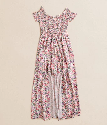 Girls - Floral Maxi Romper
