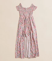 Girls - Floral Maxi Romper