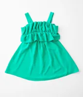 Girls - Allison & Kelly Ruffled Tank Dress