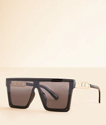 BKE Glam Shield Sunglasses