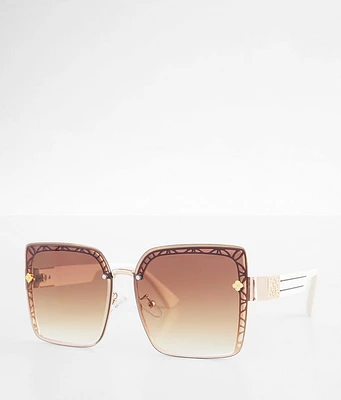 BKE Oversized Square Sunglasses