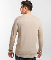 Slub Knit Henley