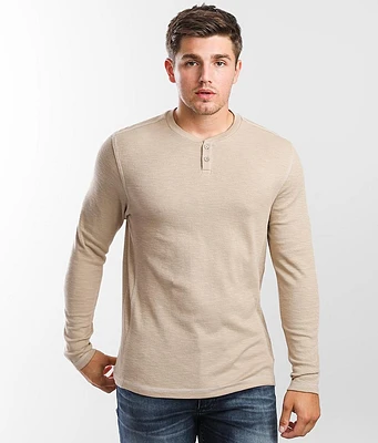 Slub Knit Henley